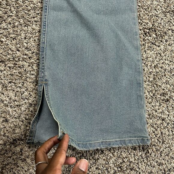 Fashion Nova Vintage Wash Blue Jeans Ankle Slits Women's Plus Sz 18 YJ23DN22 - Picture 6 of 12